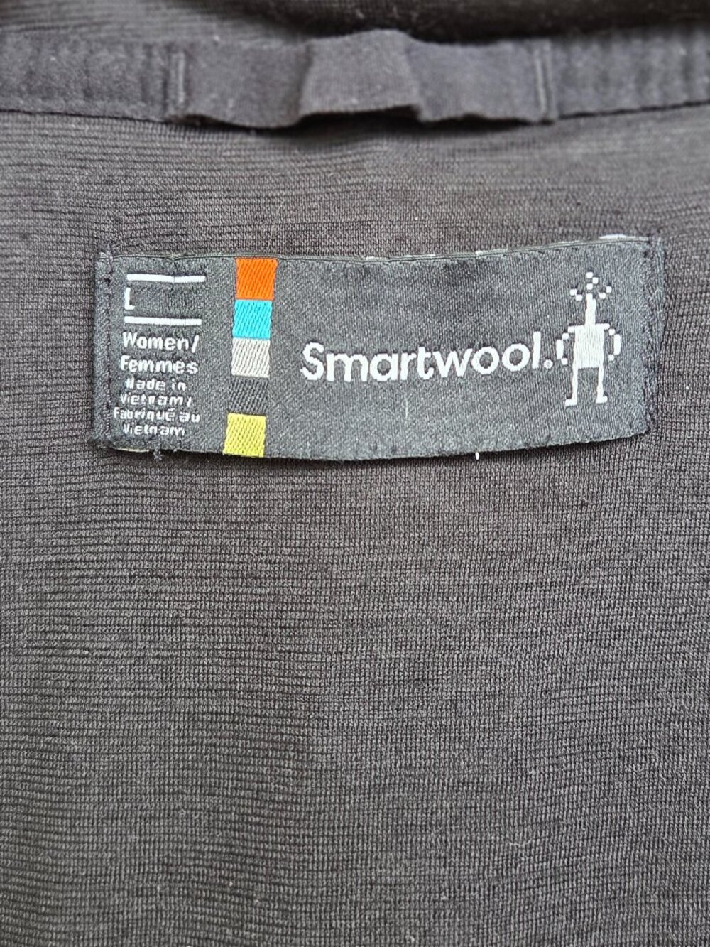 Smartwool Quilted Puffer Vest Black Women L-lining patches, athleisure outdoor